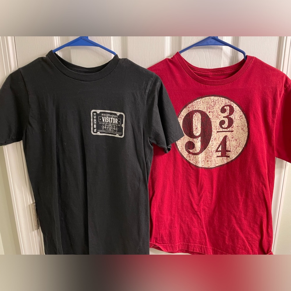 Harry Potter t-shirts  9 3/4 and Ministry of magic
